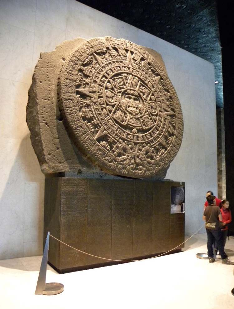 Aztec Calendar in all of its glory at the Museum of Anthropology in Mexico City