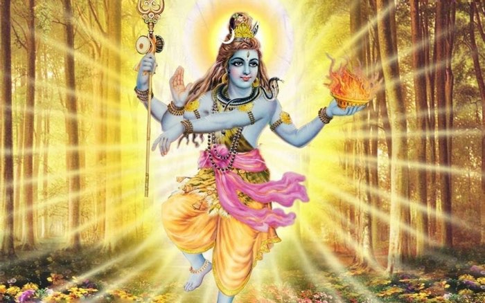 Shiva performing Tandava dance