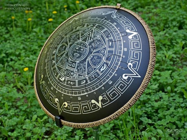 GUDA DRUM 2.0 Plus with Aztec Calendar