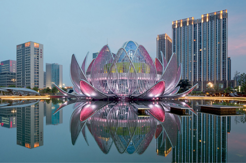 Lotus building in China